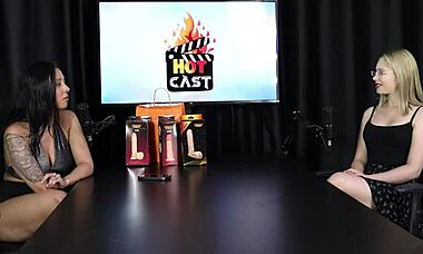 Vivian Lola in Sheer Red Lingerie Lies to Boyfriend