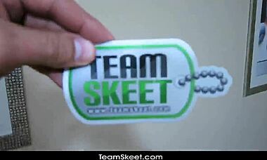 i temptd blonde with huge cock from behind