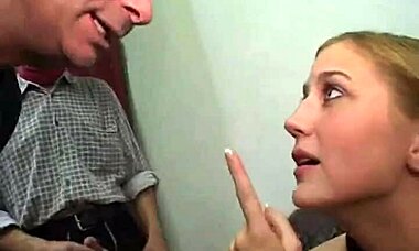 Stockings-Clad Blonde Endures Brutal Pissing and Fucking During Intense Casting Session.