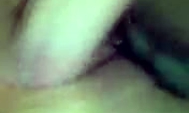 amateur girlfriend's shaved pussy pounded hard by cock