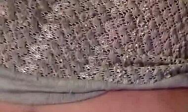 Kinky stepson watches stepmom masturbate then joins in toilet