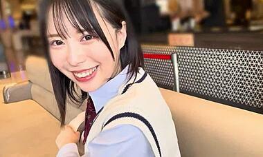 Hey, why does this cute japanese slut ride so hard in uniform?