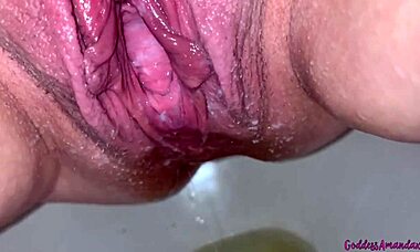 i can't stop peeing and farting from my creampie-filled chubby pussy