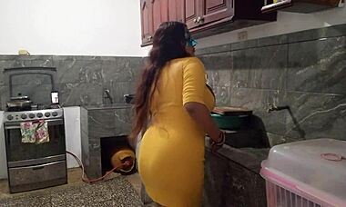 I Remove The Bait From My Stepbrothers Penis In The Kitchen I Gave Him A Luxurious Homemade Blowjob