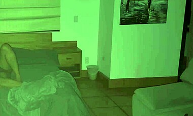 Stepfather sneaks into stepdaughter's bed at midnight to fuck her!