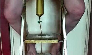 mark wright swallows his own piss, wishing it was yours filling his mouth?