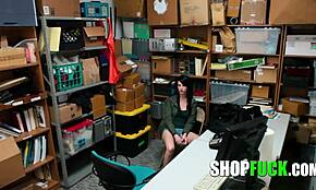 cheeky teen thief fucks for freedom in shop