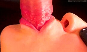 वाओ, यह 60fps क्लोज-अप मिल्किंग माउथ एक्शन देखो, ASMR टंग और लिप्स ब्लोजॉब xsanyany 2023 द्वारा!