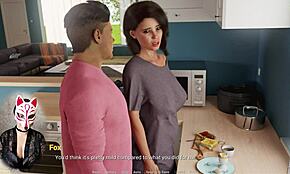 Milf élvezi az intenzív punci nyalást 3D rajzfilmes játékban Scent 22