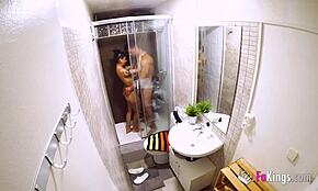 nervous latina moli myers turns into wild sex queen with help