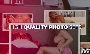 Maxine drażni podczas jazdy w bieliźnie, jej duże cycki podskakują