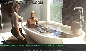 Bu 3D oyun pornosunda karısı ve üvey anne ihtiyarları yıkıyor.