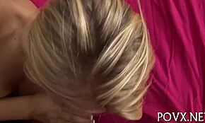 Søde Alyssa Branch tager hård stødning i stram fisse POV stil for fuld film