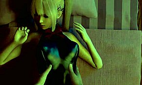 デッドオアアライブ3Dヘンタイアドベンチャーのマリー・ローズ。彼女のホームビデオがワイルドファンタジー暴露。