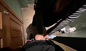 Snuck Into Restroom for Wild Date Night Sex With Big Cock in Car
