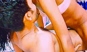 คู่เดซี่ตกตะลึงกับการขี่หยาบของสาวน้ำตาล 18+