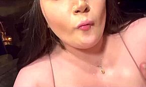 Big Boobs Blowjob POV with Natural Titfuck Sucking Action