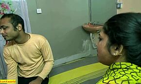 Desi Bengali Boudi Teases with Big Tits Before Hardcore Anal Action