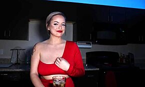 Fant, prisegam, Adamdangertv je pobral Alexis z velikimi naravnimi sisami na novo leto, ni mogel nehati strmeti v to mokro pičko!