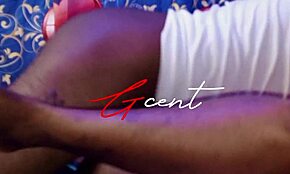 Ebony-par knuller intimt med riding og straff