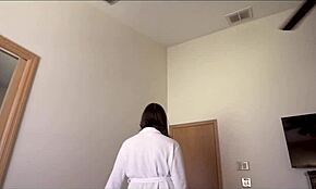 Hurry, bang this black cougar before stepdad returns!