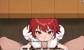 公共动漫游戏桌子下冒险口交！