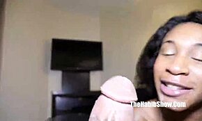 Giovane ragazza egiziana sbava sul BBC del ragazzo francese