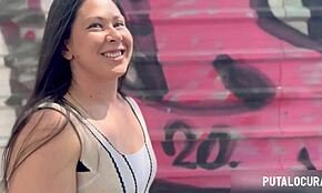 Putalocura - Peruaanse Marlene slikt sperma na wilde neuken 😜