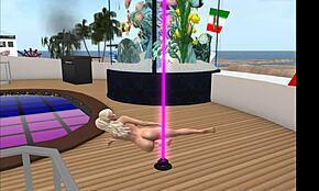 Kassie Club Camel Toe'da kucağa dans ediyor