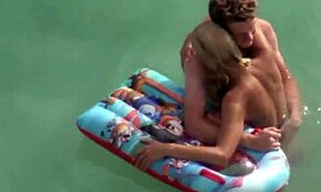 Hey blond babe, how’s it feel getting fucked underwater by your BF?