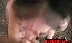 Non ci credo che la mia ex ragazza ha preso sborra appiccicosa dritta negli occhi dopo orale!