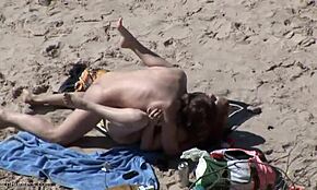 Man, I caught this pale leggy chick bangin’ hard on beach... hidden cam!