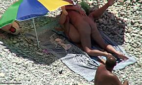 זיון דוגי לשחומה כנועה שנתפסה במצלמת חוף נסתרת