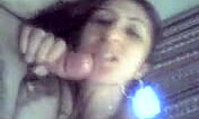 naughty ex girlfriend takes on a huge cock in private session.