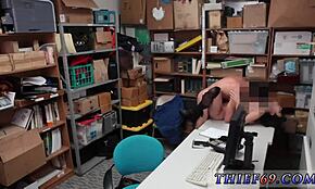 Stor teen og gammel mand amatør anal fanget på CCTV kamera