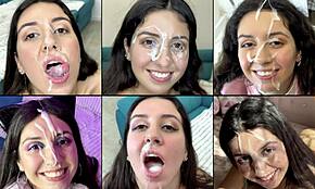 Melhor Gozada na Cara com 21 Jatos Massivos