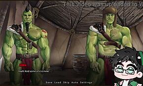 Kink perut gue kembung dominasi di demo Orc Covenant. Jelajahi adegan orgi anime liar sekarang