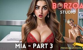 มิอาและปาปีเซอร์ไพรส์วัยรุ่นบริสุทธิ์ผมน้ำตาลในโรงพยาบาล