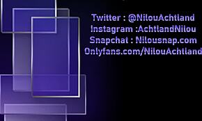 ik hou van flitsen met mijn grote tieten terwijl ik rijd voor donuts met Nilou Achtland