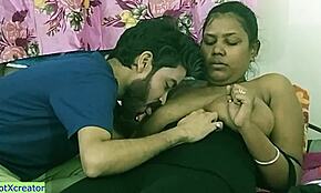 صبي هندي مراهق 18+ ينيك فتاة خدمة الغرف الساخنة في الفندق