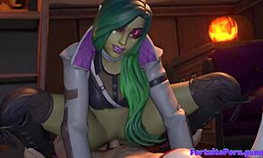 หนุ่มวัย 18+ ใน Fortnite โดนควยใหญ่เย็ดในฉากเกมเฮี้ยว