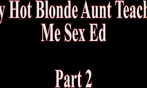 Kuuma vaalea täti Misty Meaner opettaa nuorelle kaverille seksiä osa 2