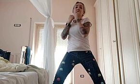 Feeling Sweaty and Fulfilled After My Intense Gym Workout. Yoga and Fitness Pay Off!