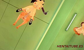 yo, Boa Hancock dibor Zoro sementara Nami ambil Luffy keras di orgi hentai 3D!