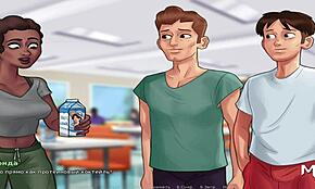 Hei, în saga verii, directoarea pedepsește studentele obraznice cu acțiune creampie necenzurată în episodul 2-10