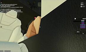 Roblox 汽车性爱冒险，妻子大奶