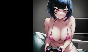 Brownflavour按摩阴道并在手指插入时大声呻吟！