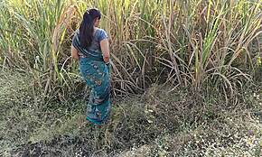 Komal Caught Peeing in Field, Fucked Hard at Home