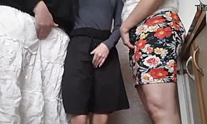 Exclamatory-Raw Insane! 6 Orgasms Under Skirt in Kitchen Upskirt Action