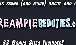 귀여운 틴 18+ 격렬한 액션 후 끈적한 크림파이 기다림